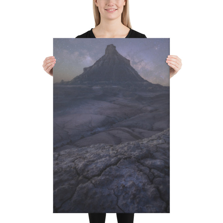 Factory Butte Night Canvas