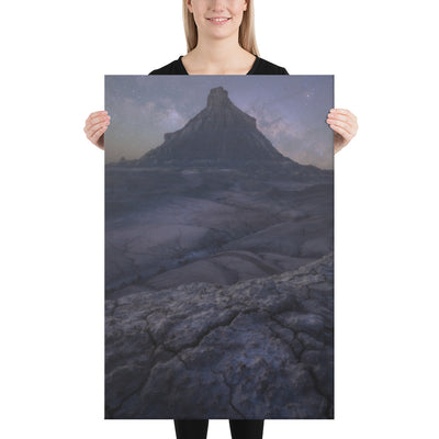 Factory Butte Night Canvas