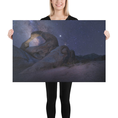 Mobius Arch Night Canvas