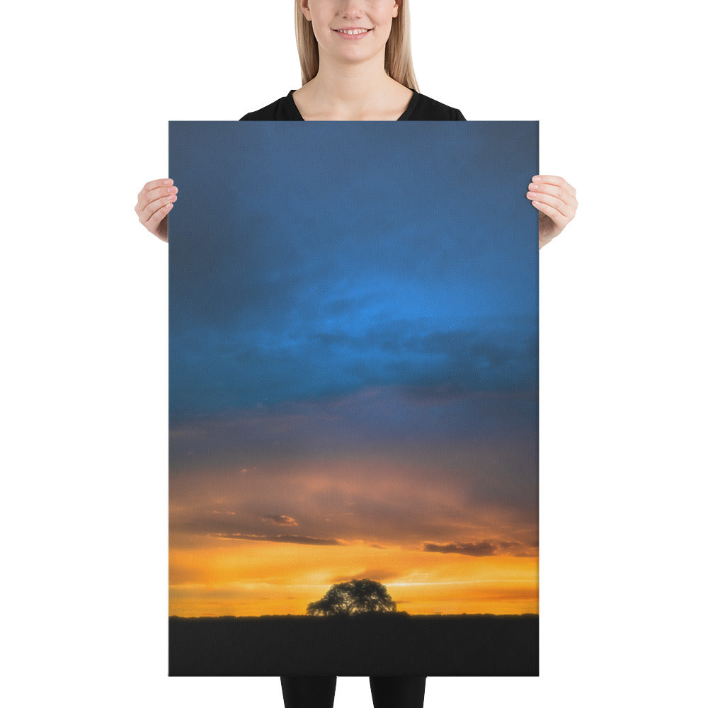 Texas Panhandle Sunset Canvas
