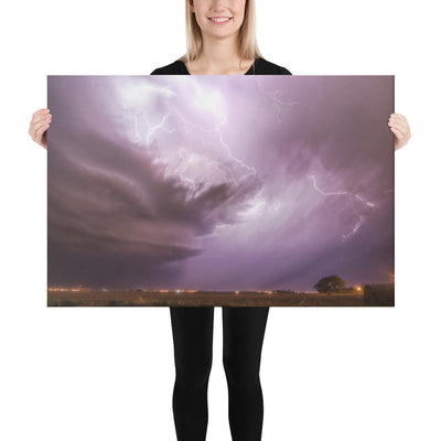 West Texas Lightning Canvas
