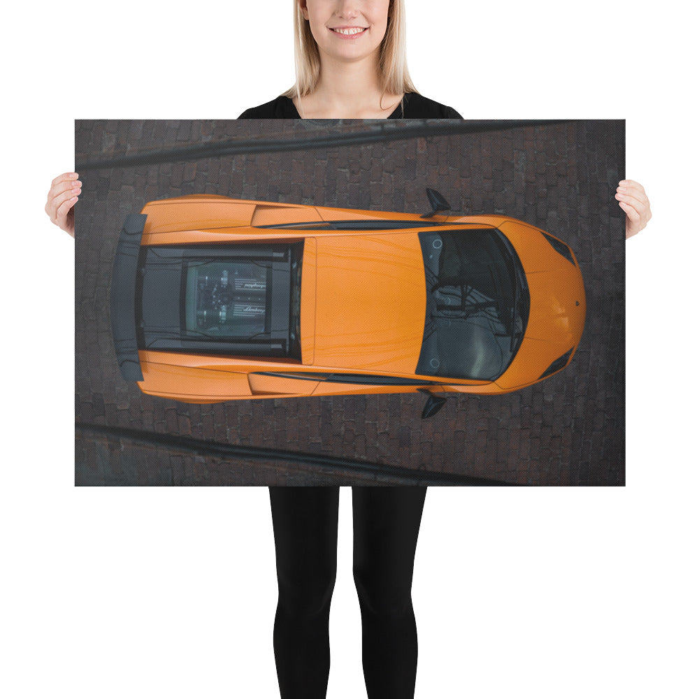 Lamborghini Gallardo Aerial Canvas