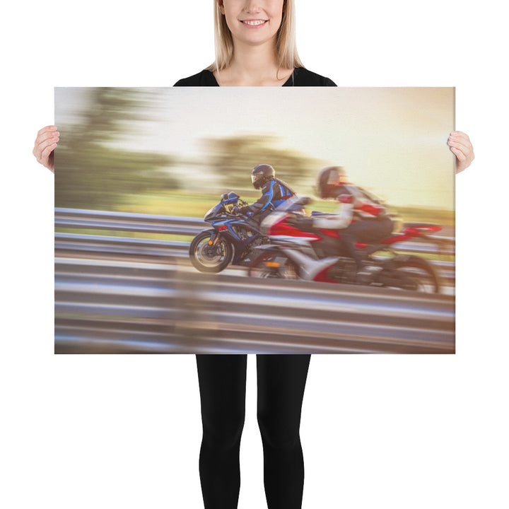 GSXR Drag Race Canvas