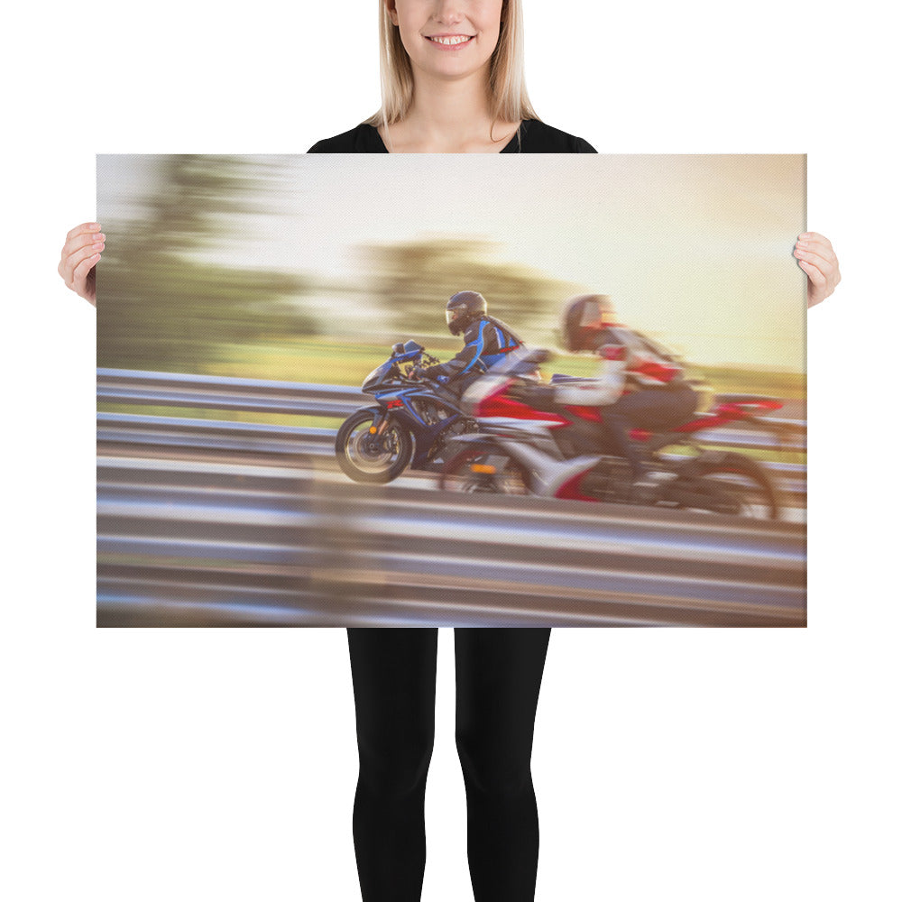 GSXR Drag Race Canvas