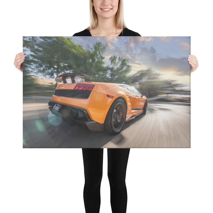 Lamborghini Gallardo Race Canvas