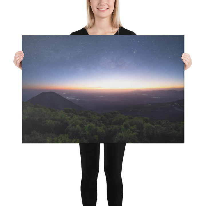 Izalco Volcano Canvas