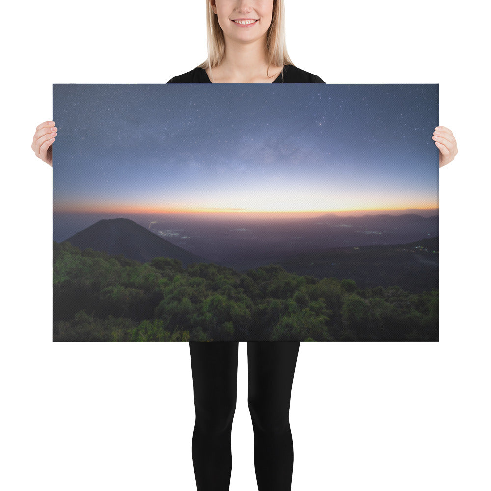 Izalco Volcano Canvas