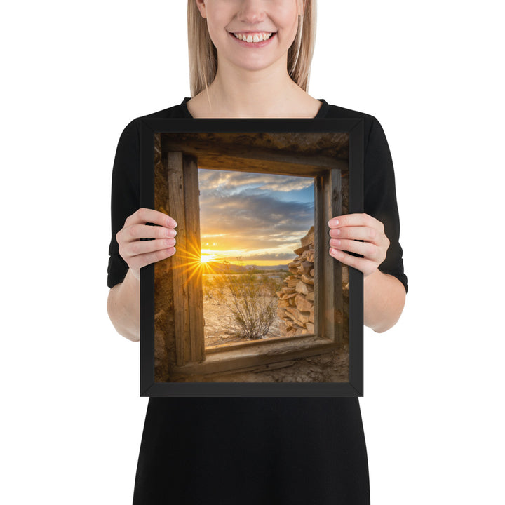 Terlingua Sunrise Framed Matte