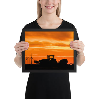 West Texas Tractor Framed Matte