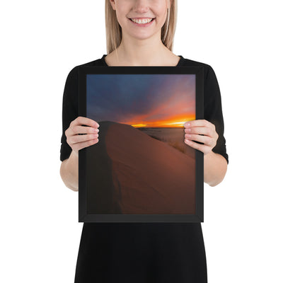Monahans Sandhills Sunset Framed Matte