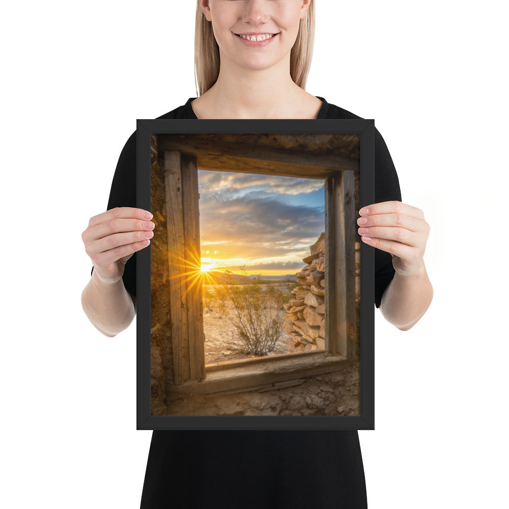 Terlingua Sunrise Framed Matte