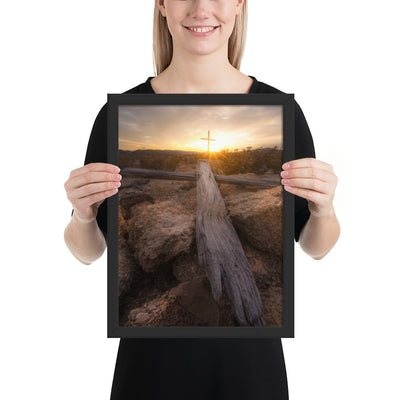 Terlingua Cemetery Sunset Framed Matte