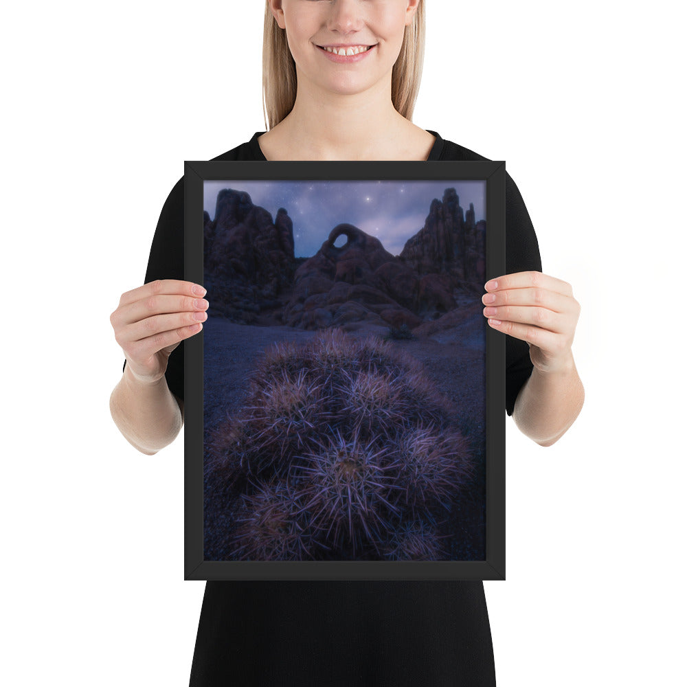 Eye of Alabama Hills Framed Matte