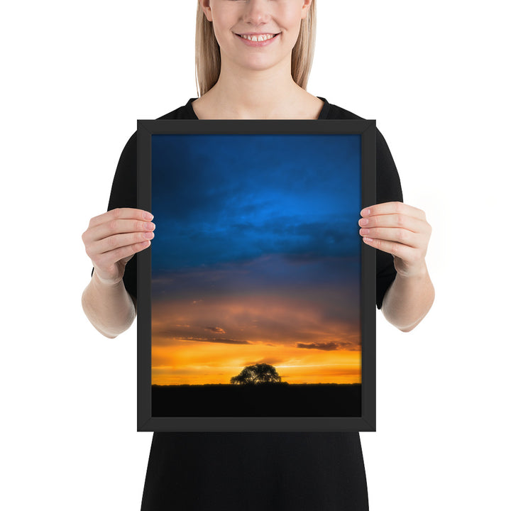 Texas Panhandle Sunset Framed Matte