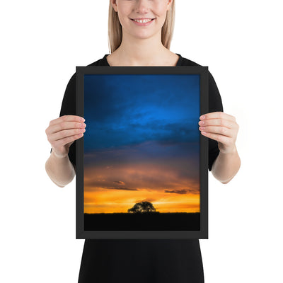 Texas Panhandle Sunset Framed Matte