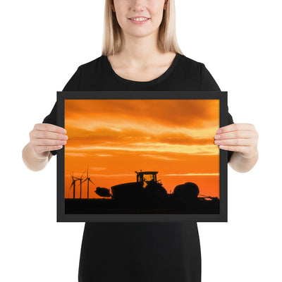 West Texas Tractor Framed Matte