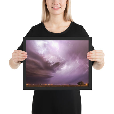 West Texas Lightning Framed Matte