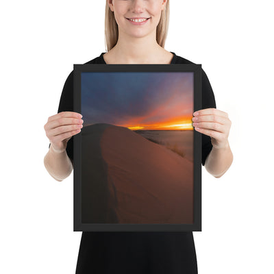 Monahans Sandhills Sunset Framed Matte