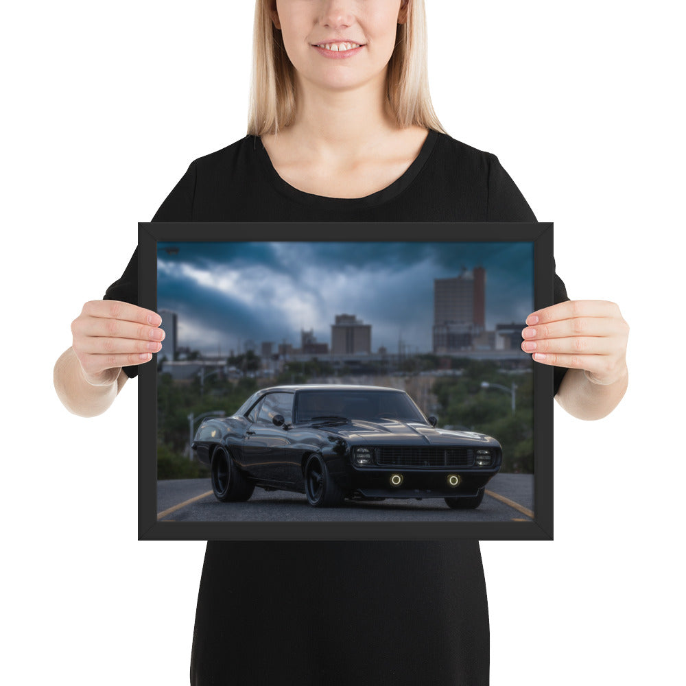 1969 Camaro Dusk Framed Matte