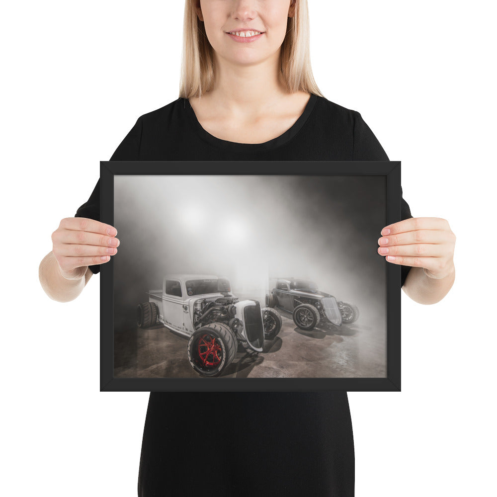 Black Label Ghosts Framed Matte