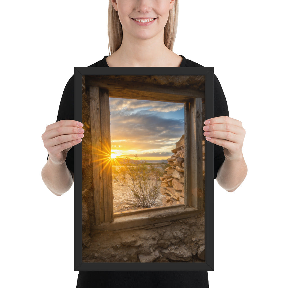 Terlingua Sunrise Framed Matte