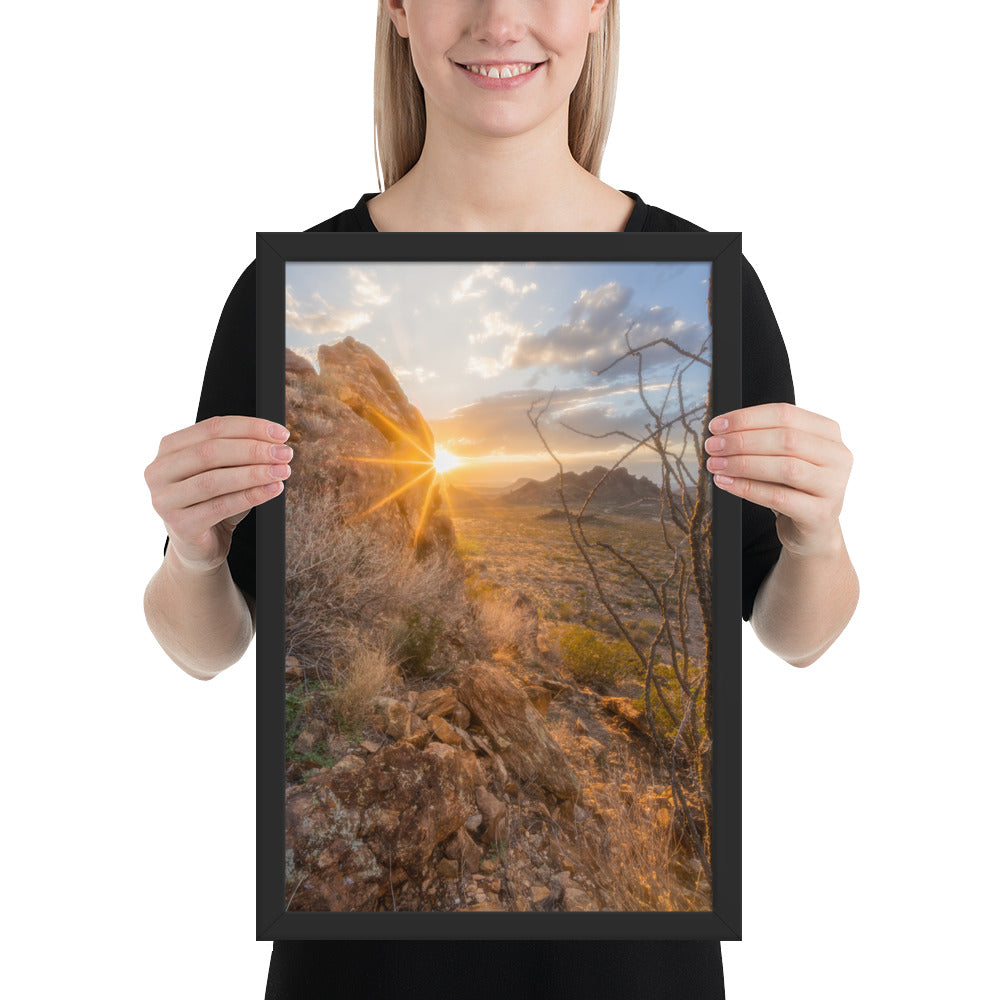 Big Bend Ross Maxwell Framed Matte