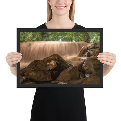 Silver Falls Overflowing Framed Matte