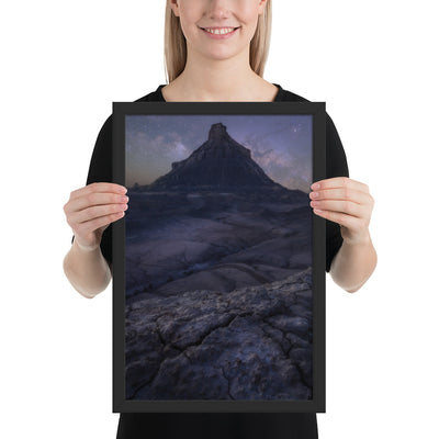 Factory Butte Night Framed Matte