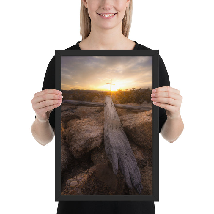 Terlingua Cemetery Sunset Framed Matte