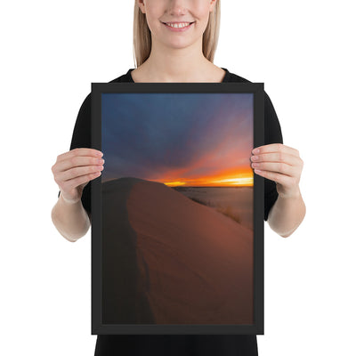 Monahans Sandhills Sunset Framed Matte