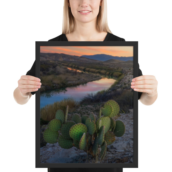 Rio Grande Sunset Framed Matte