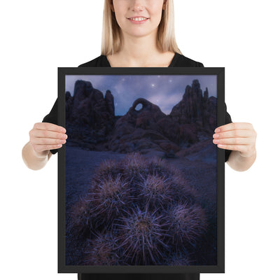 Eye of Alabama Hills Framed Matte