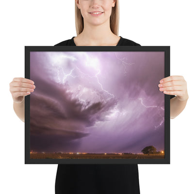 West Texas Lightning Framed Matte
