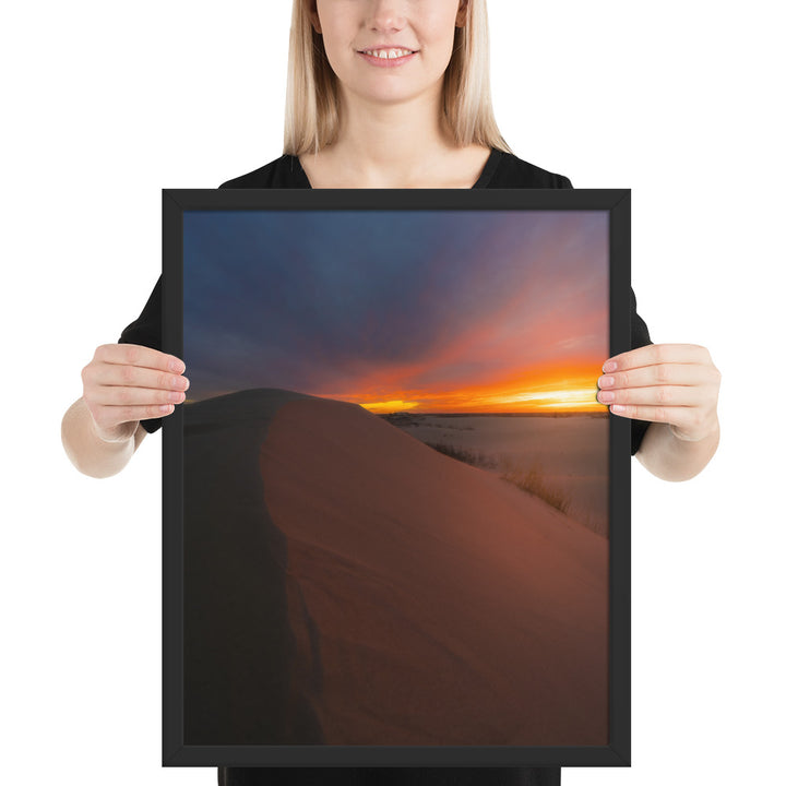Monahans Sandhills Sunset Framed Matte
