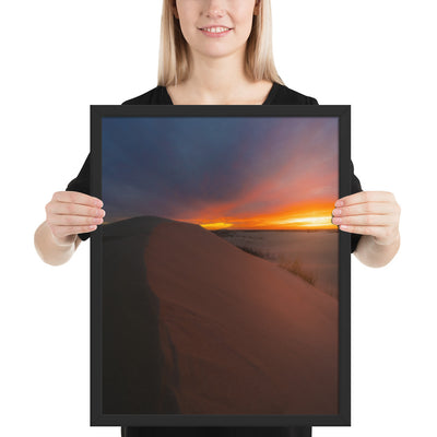 Monahans Sandhills Sunset Framed Matte