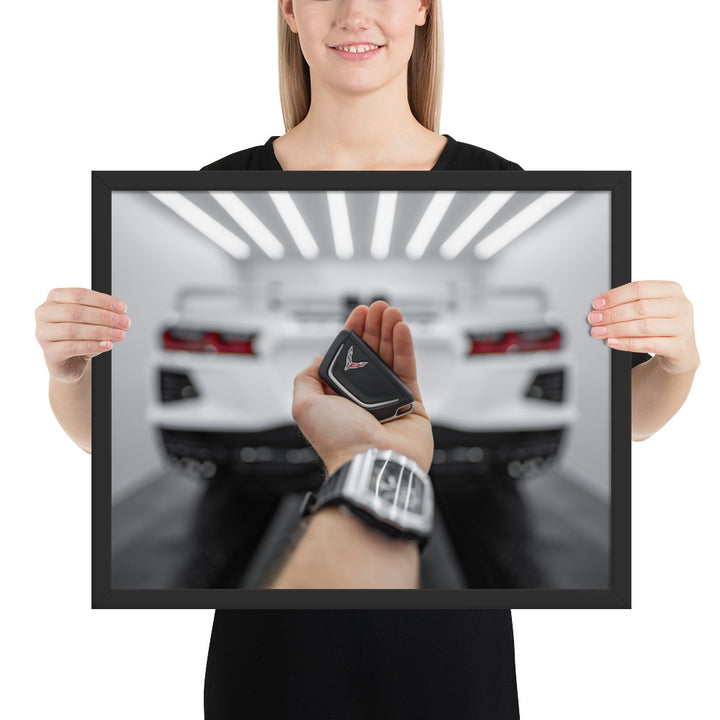 C8 Corvette Key Framed Matte