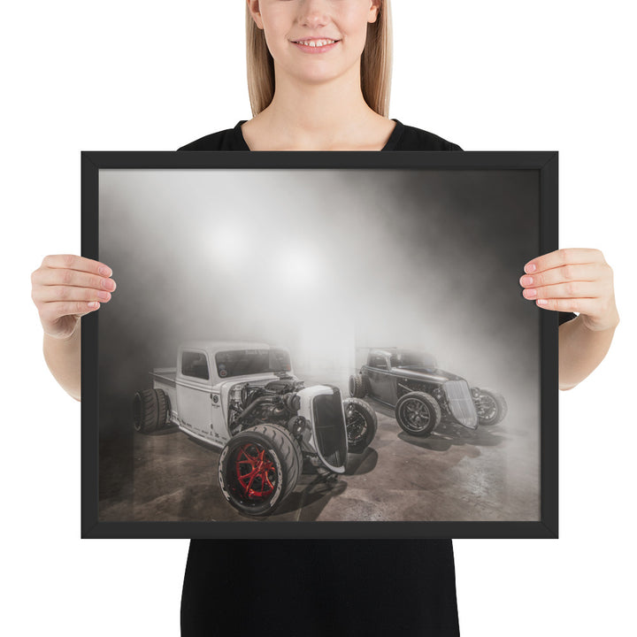 Black Label Ghosts Framed Matte