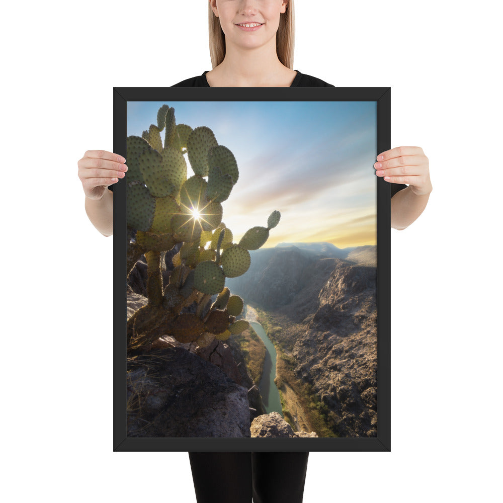 Rio Grande Sunrise Framed Matte
