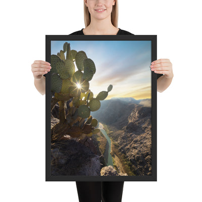 Rio Grande Sunrise Framed Matte