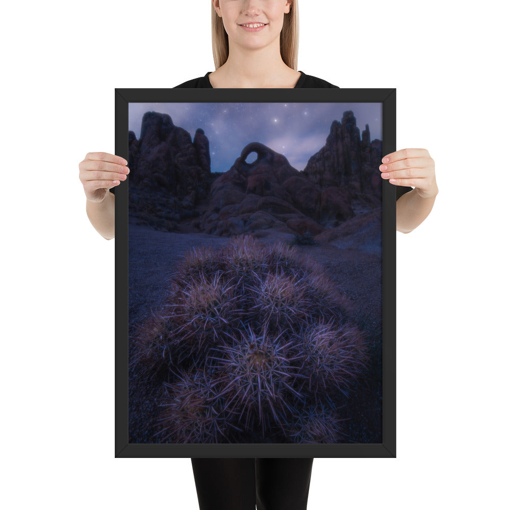 Eye of Alabama Hills Framed Matte