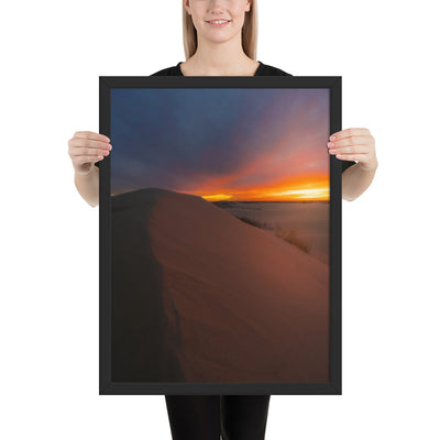 Monahans Sandhills Sunset Framed Matte