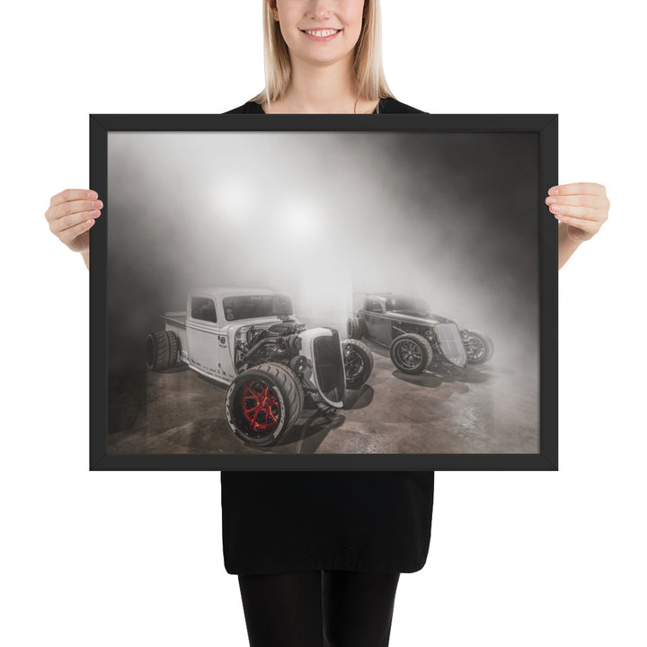Black Label Ghosts Framed Matte