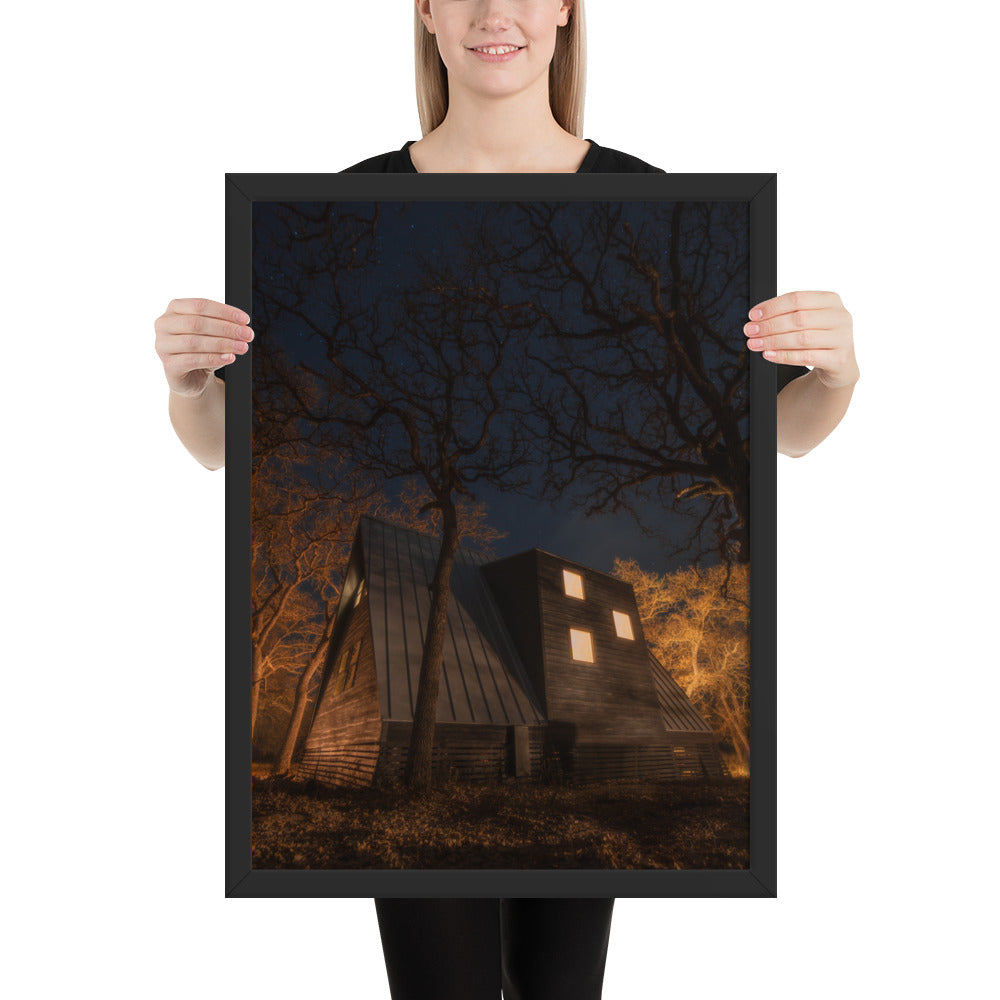 Cabin in the Woods Framed Matte
