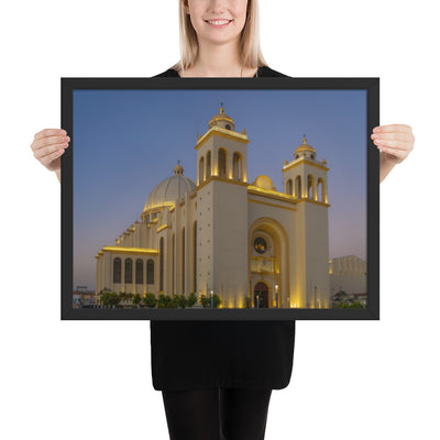 San Salvador Cathedral Framed Matte
