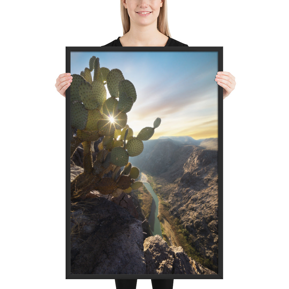 Rio Grande Sunrise Framed Matte
