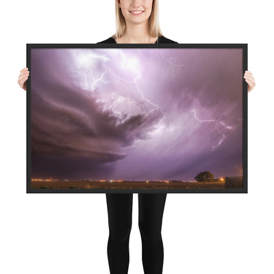 West Texas Lightning Framed Matte