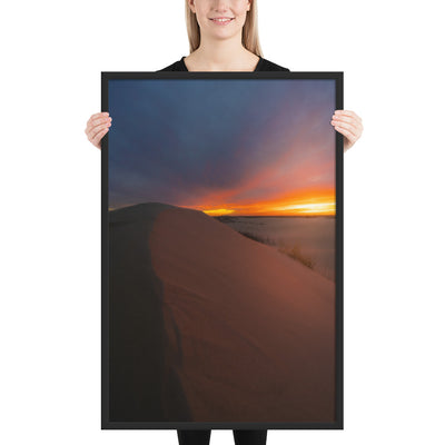 Monahans Sandhills Sunset Framed Matte