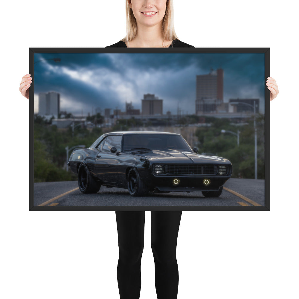 1969 Camaro Dusk Framed Matte