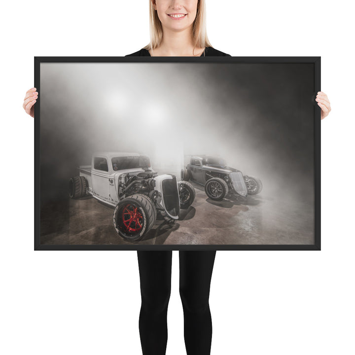 Black Label Ghosts Framed Matte