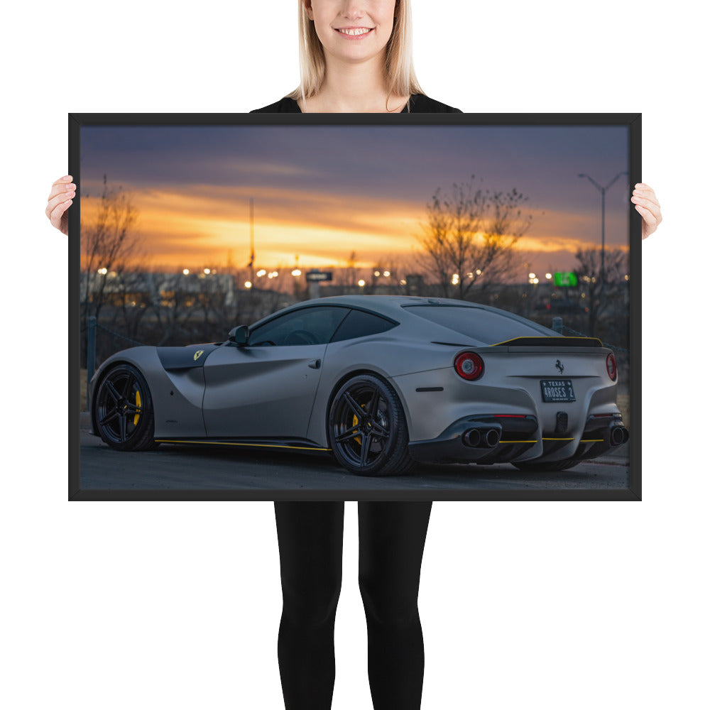 Ferrari F12 Framed Matte